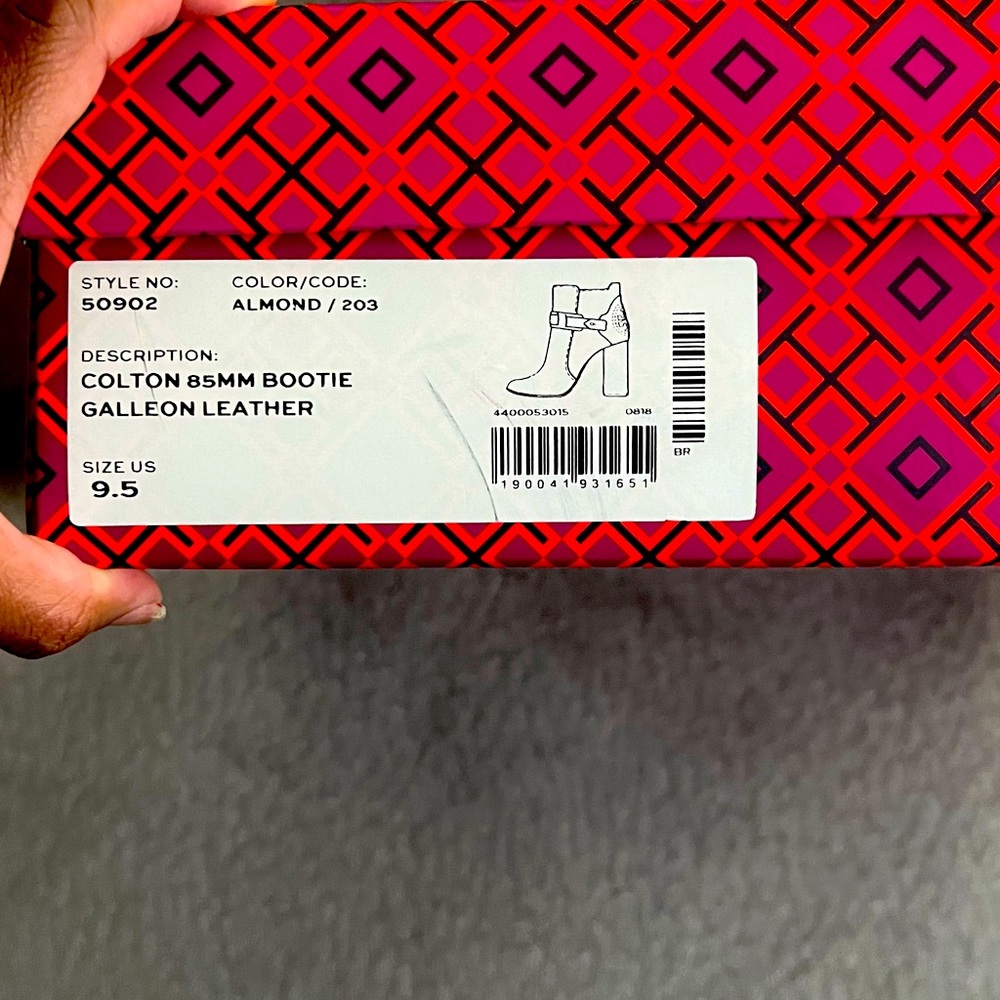 Tory Burch Colton 85MM Leather Bootie